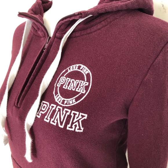 PINK Victoria's Secret Tops - PINK Half Zip